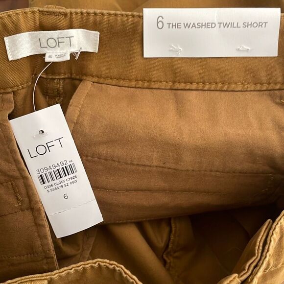 NEW LOFT Washed Twill Short 6 - Picture 4 of 8